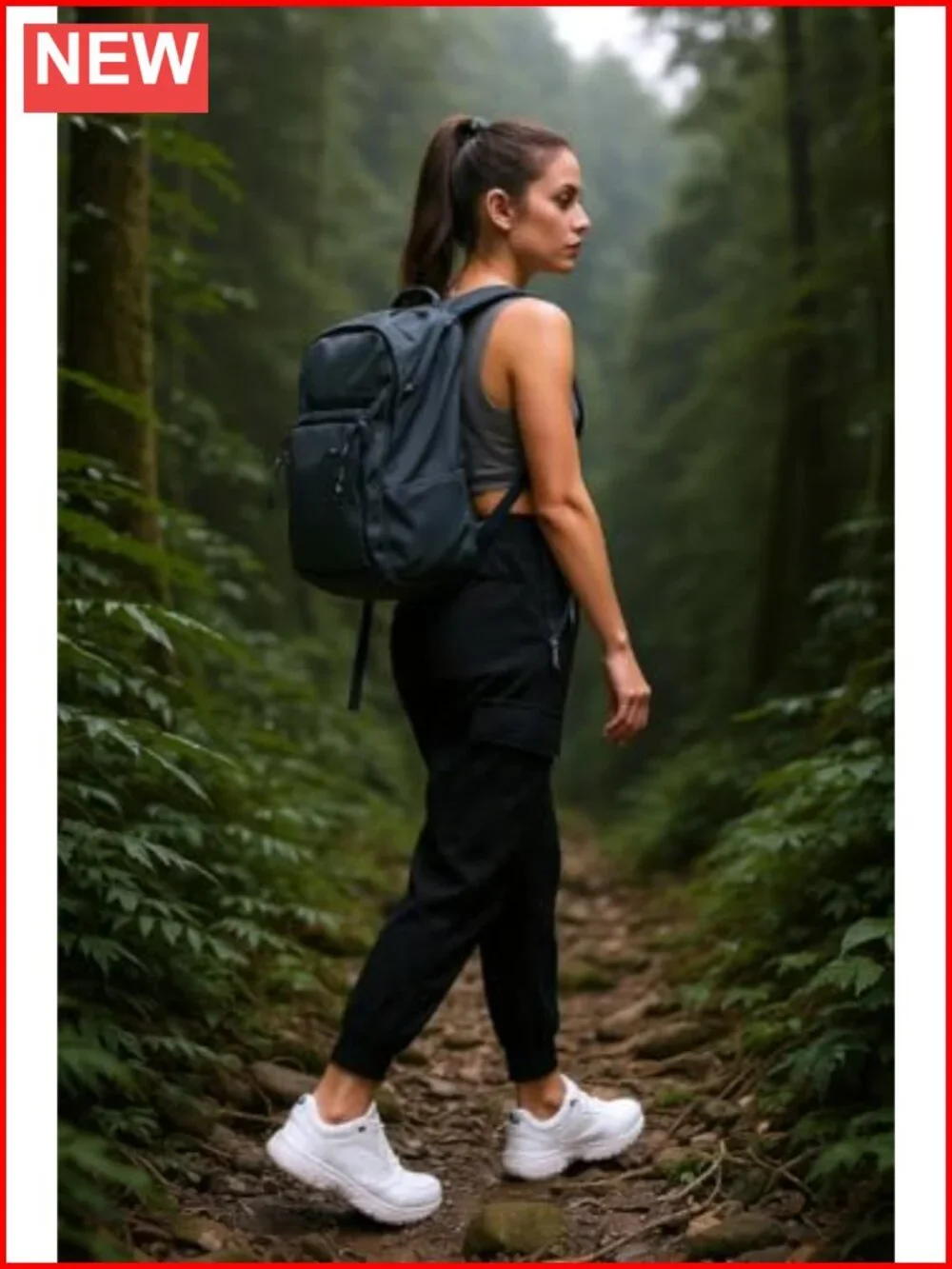 Women's Cargo Hiking Pants Lightweight Travel Joggers Quick Dry UPF 50